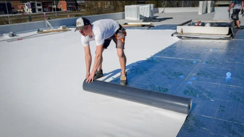 dakbedekking met pvc